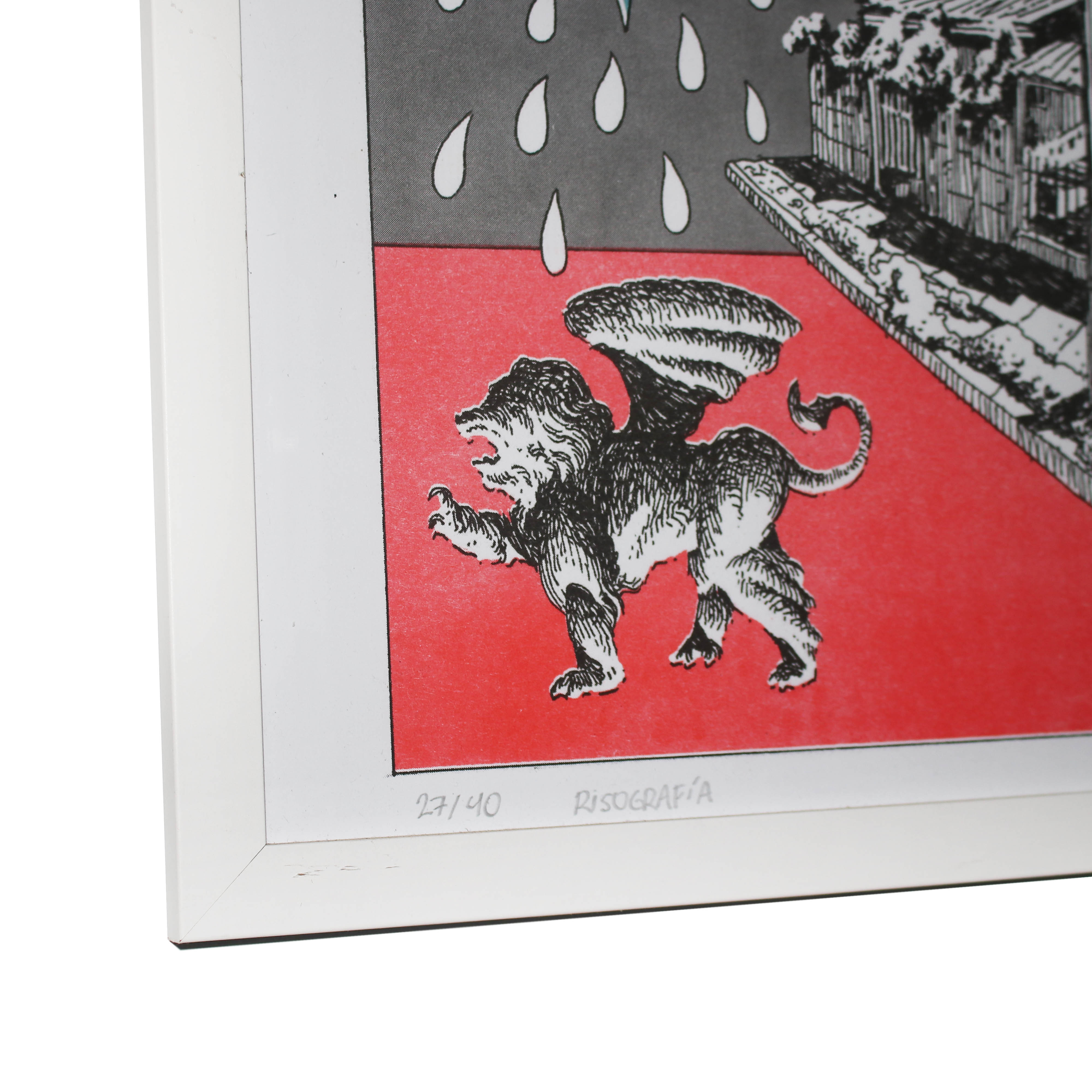 Risografía Marz Warz Enmarcada 3