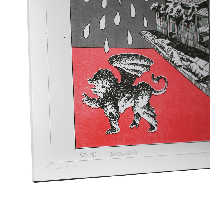 Risografía Marz Warz Enmarcada 3