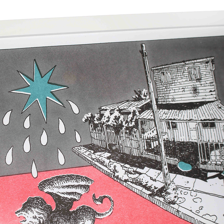 Risografía Marz Warz Enmarcada 5