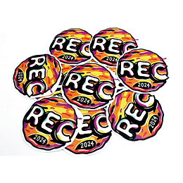Sticker 5x5 cm REC 2024
