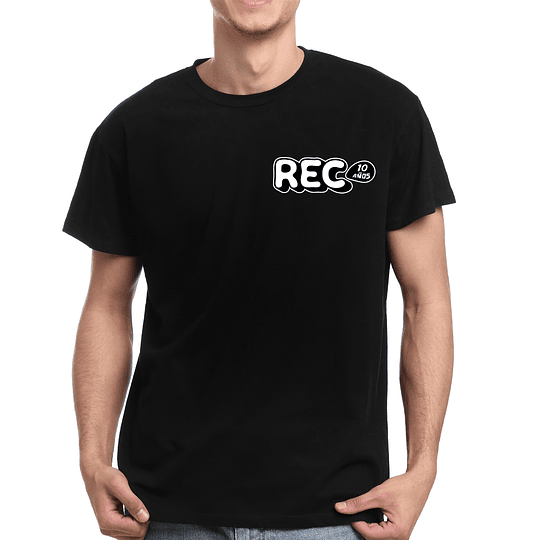 Polera Merch Oficial REC 10 Años