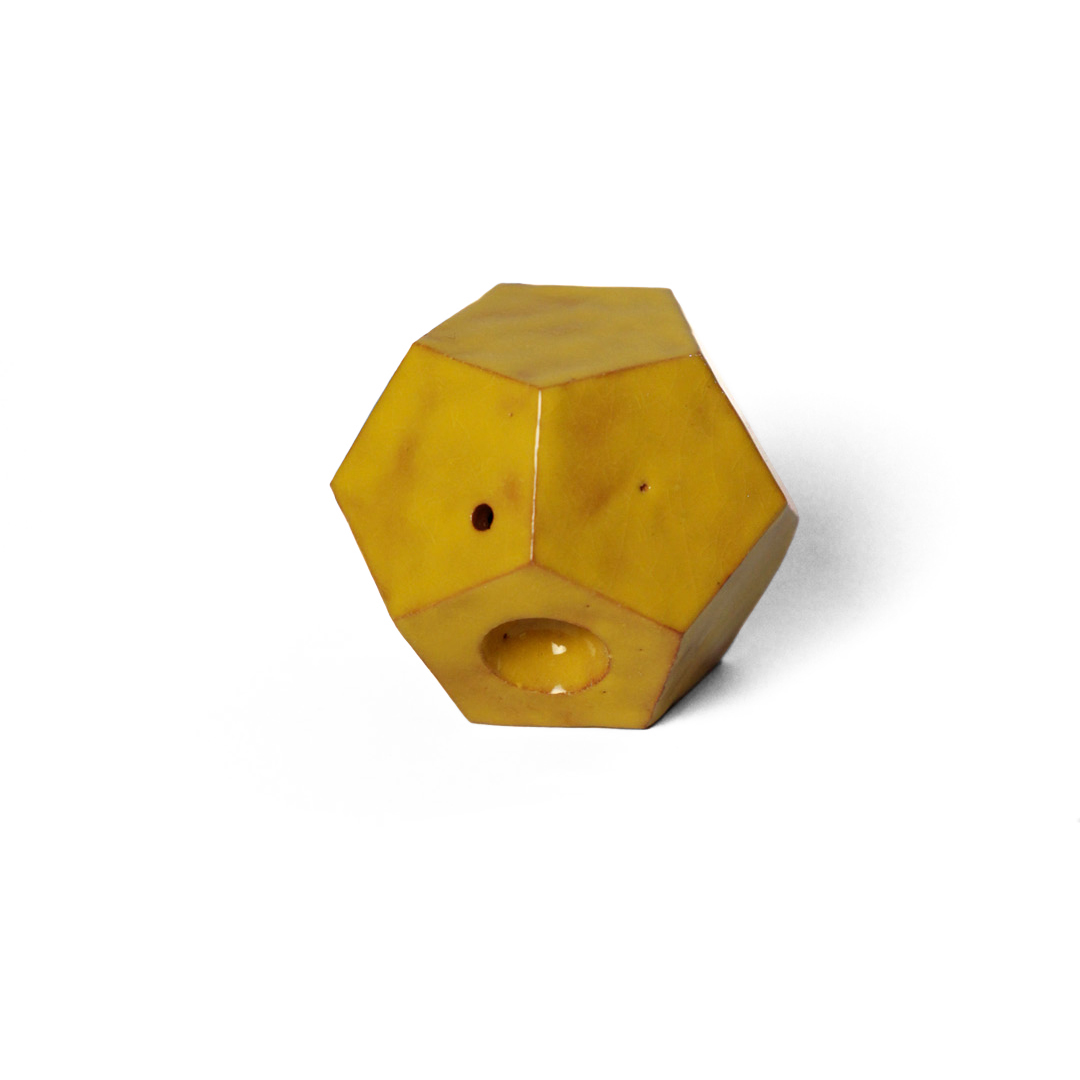 Pipa Dodecaedro Amarillo 2