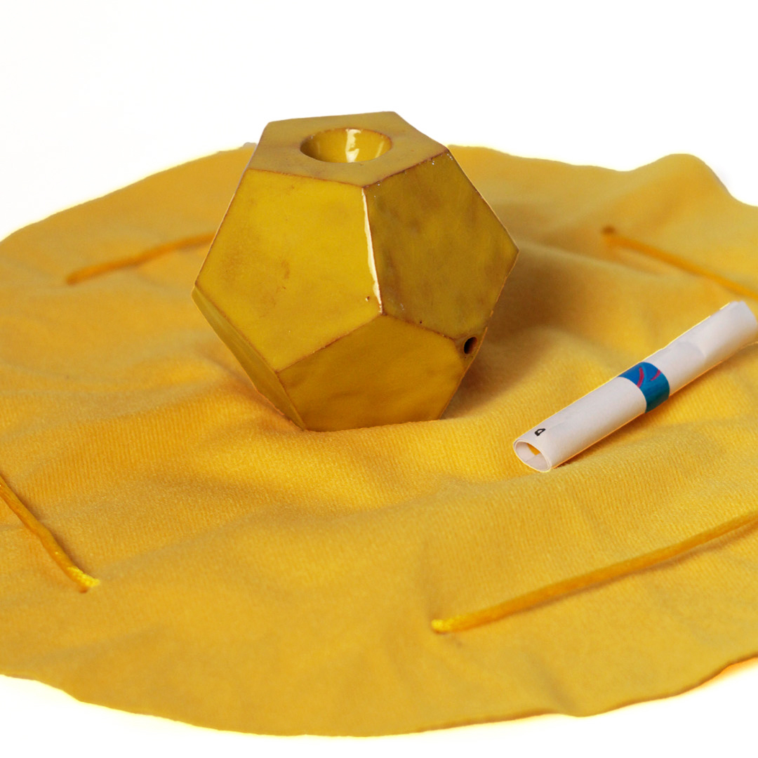 Pipa Dodecaedro Amarillo 5