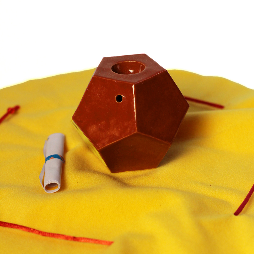 Pipa Dodecaedro Rojo 8