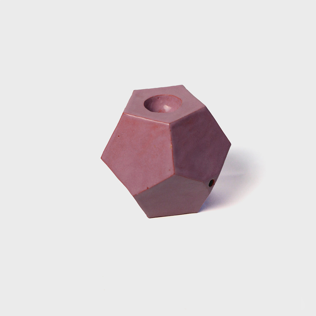 Pipa Dodecaedro Rosado 3