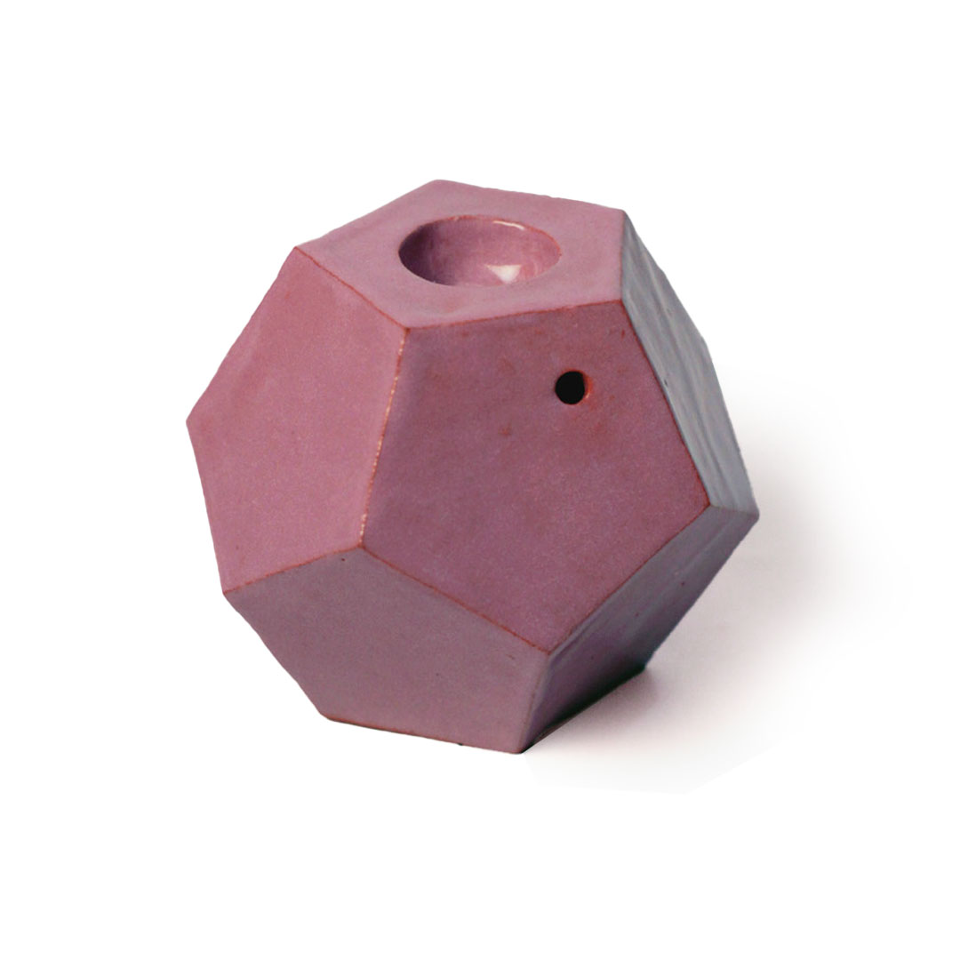 Pipa Dodecaedro Rosado 1