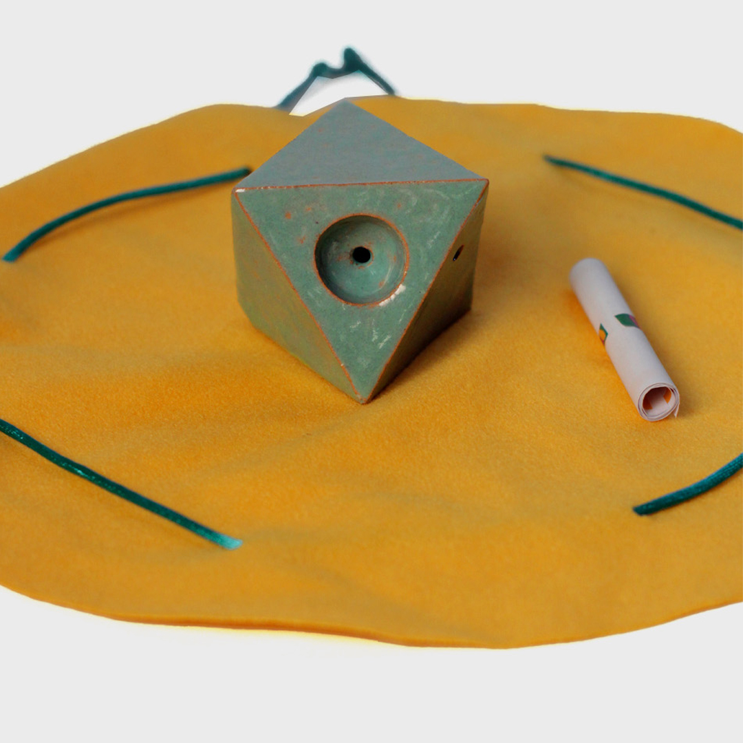 Pipa Octaedro Turquesa 6