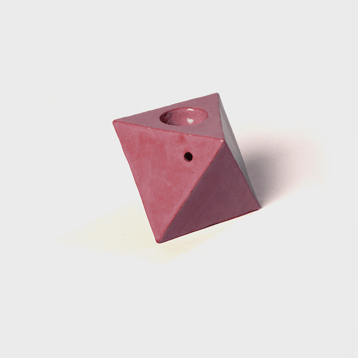 Pipa Octaedro Rosado 2