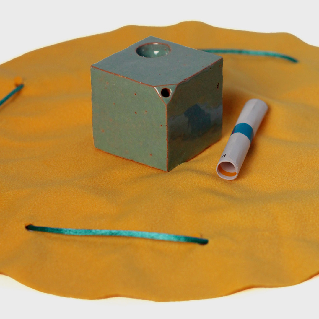 Pipa Hexaedro Turquesa 6