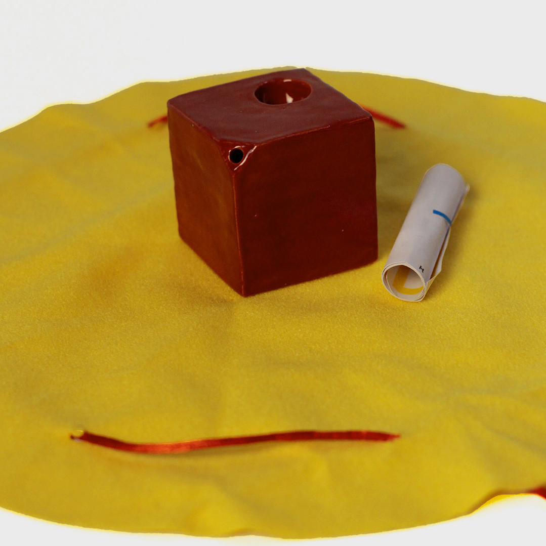 Pipa Hexaedro Rojo 7