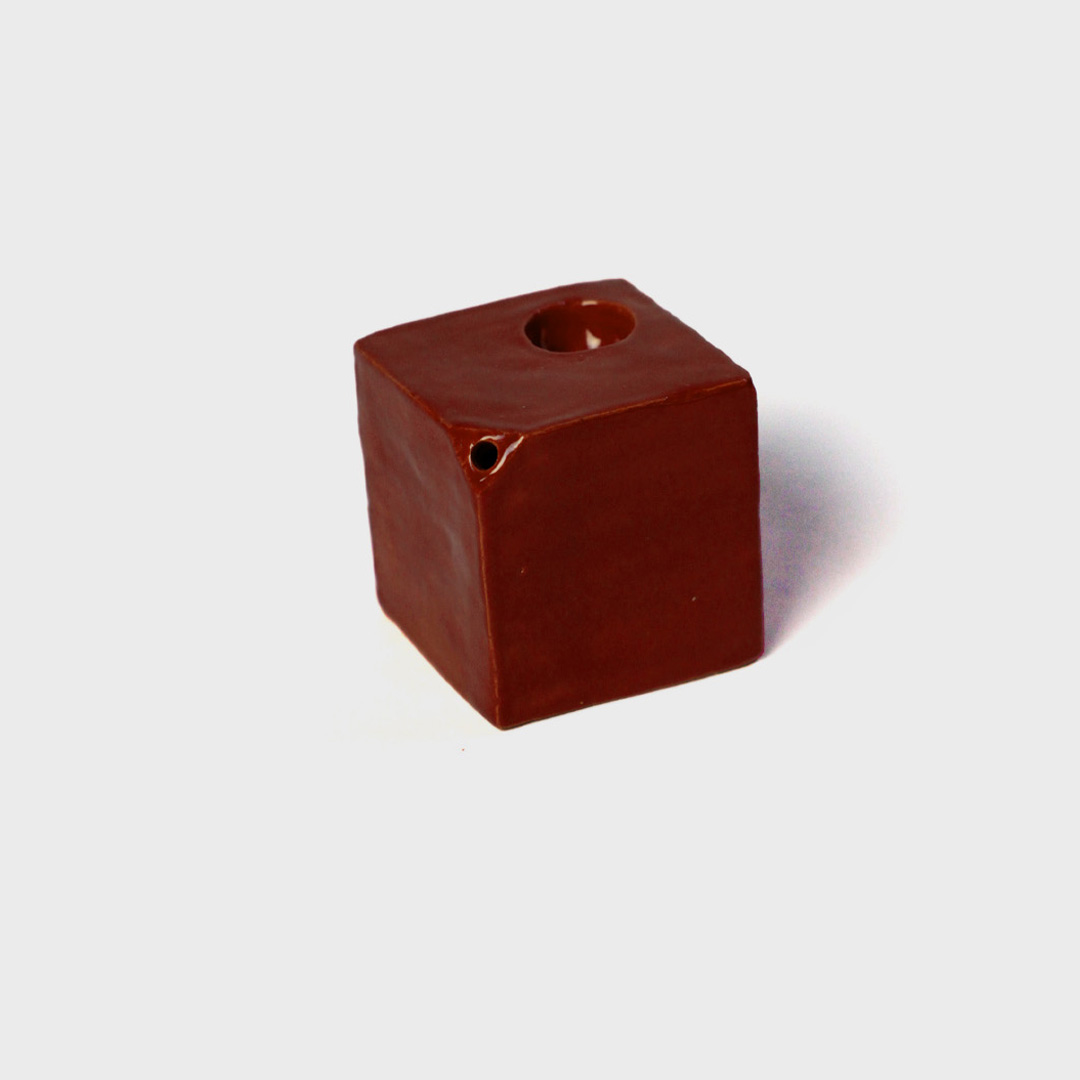 Pipa Hexaedro Rojo 2