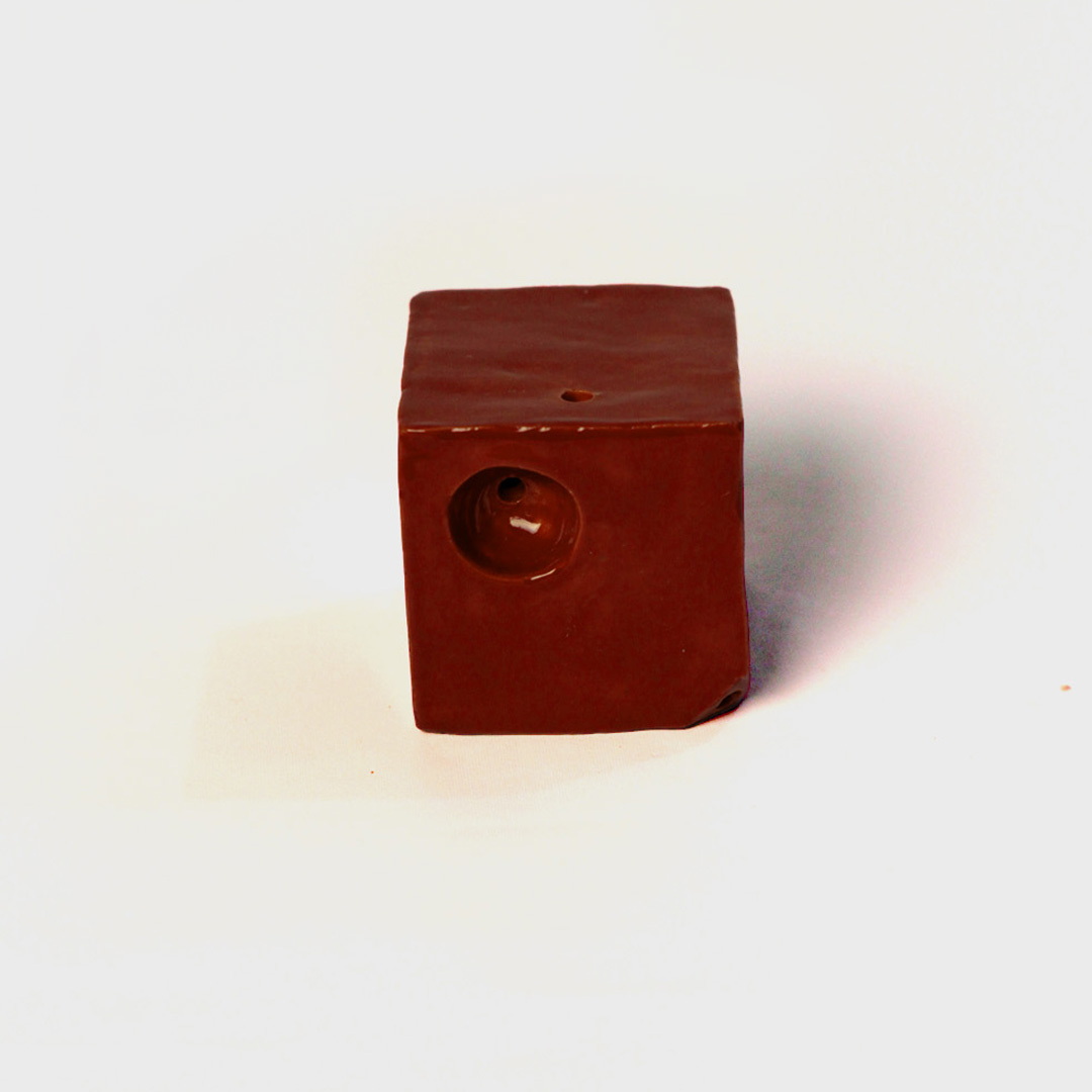 Pipa Hexaedro Rojo 4