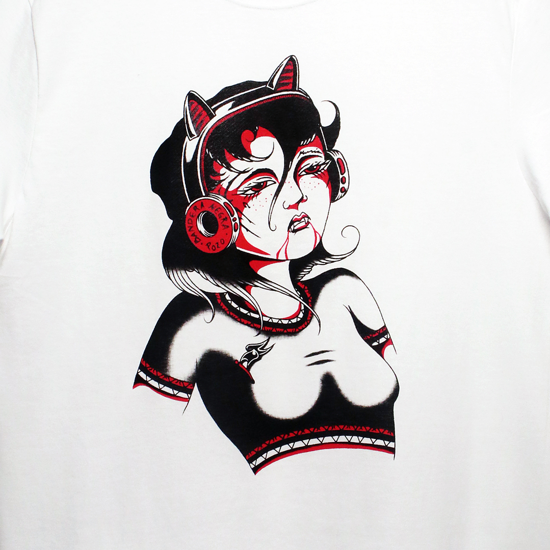 Polera Bandera Negra x Pozo 2