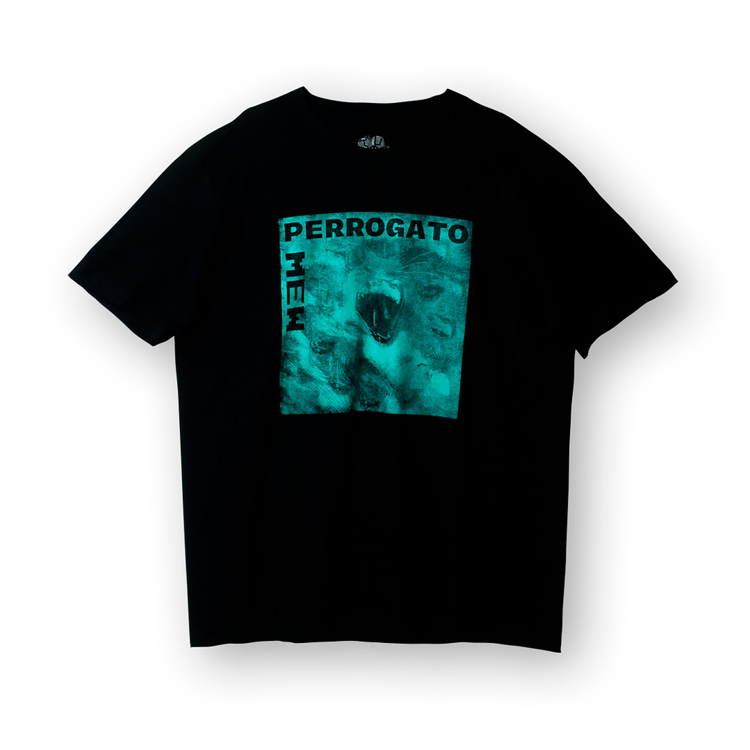 Polera Negra Perrogato Mew 1