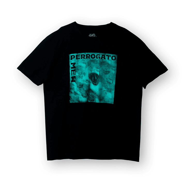 Polera Negra Perrogato Mew 1