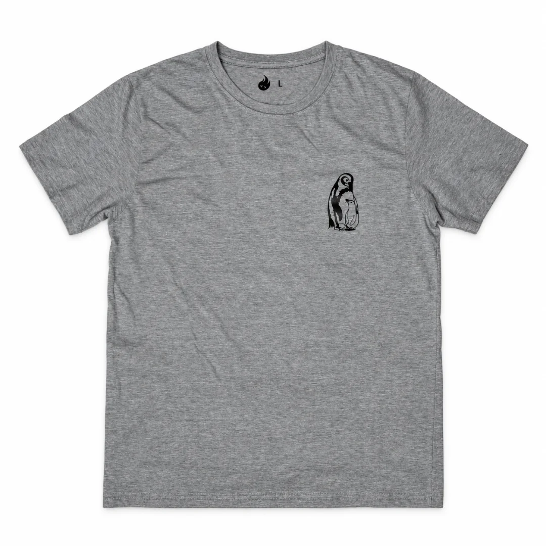 Polera Gris Pingüino Humboldt 1