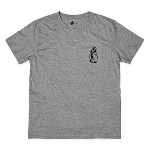 Polera Gris Pingüino Humboldt