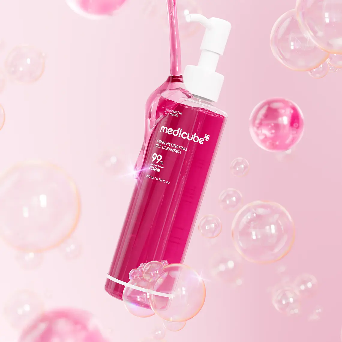 Medicube PDRN Gel to Foam Cleanser 200 ml (+ Cleansing Brush) 3