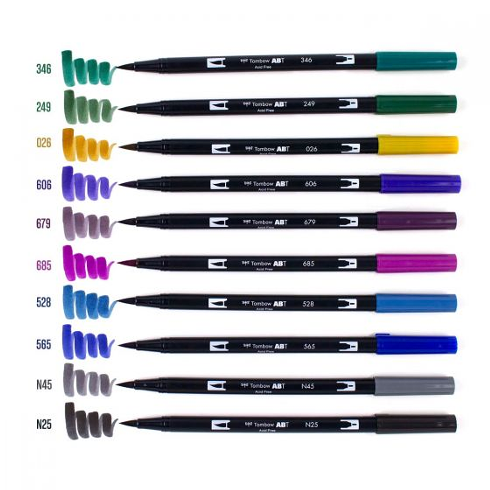 Tombow Dual Brush Pens Set de 10 