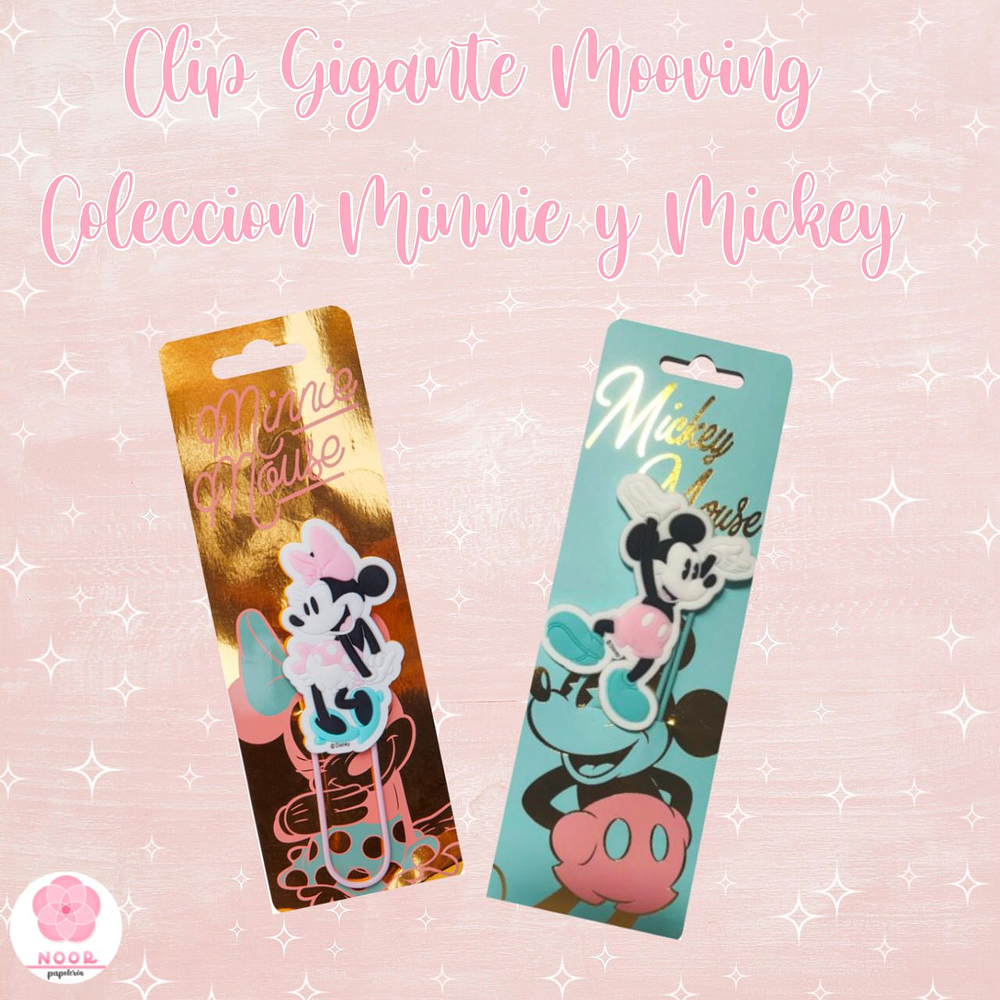 Clips Gigantes colección Minnie y Mickey 