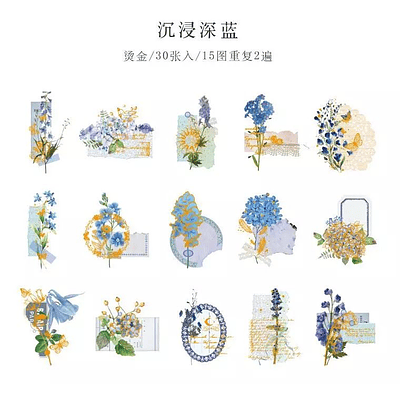 Set Stickers Flores
