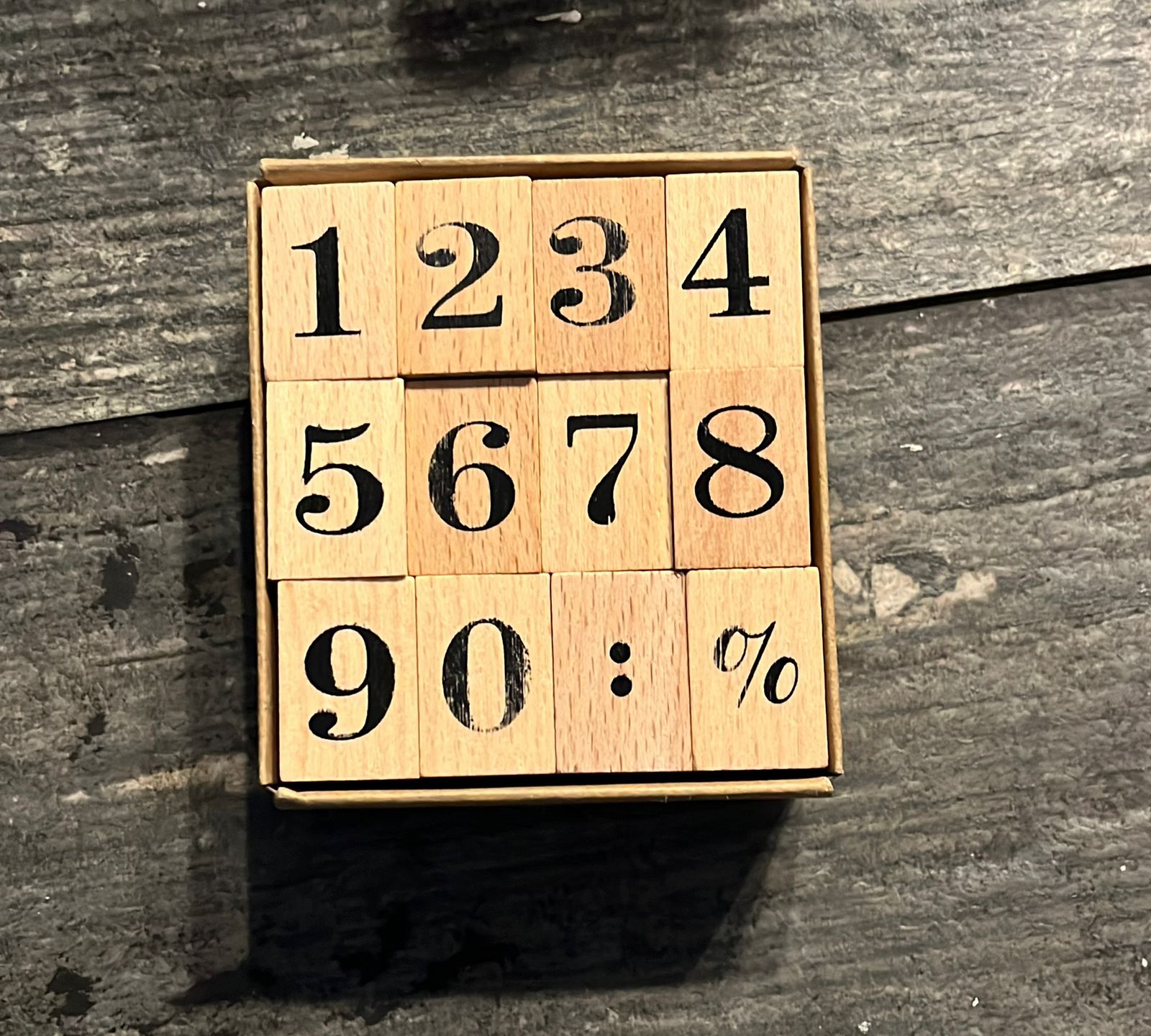 Set de sellos Calendario/Números