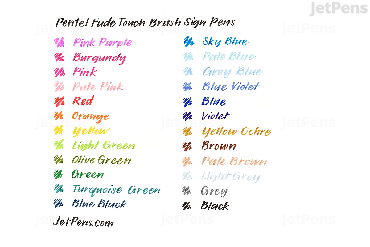 Pentel Touch Set de 24 Colores