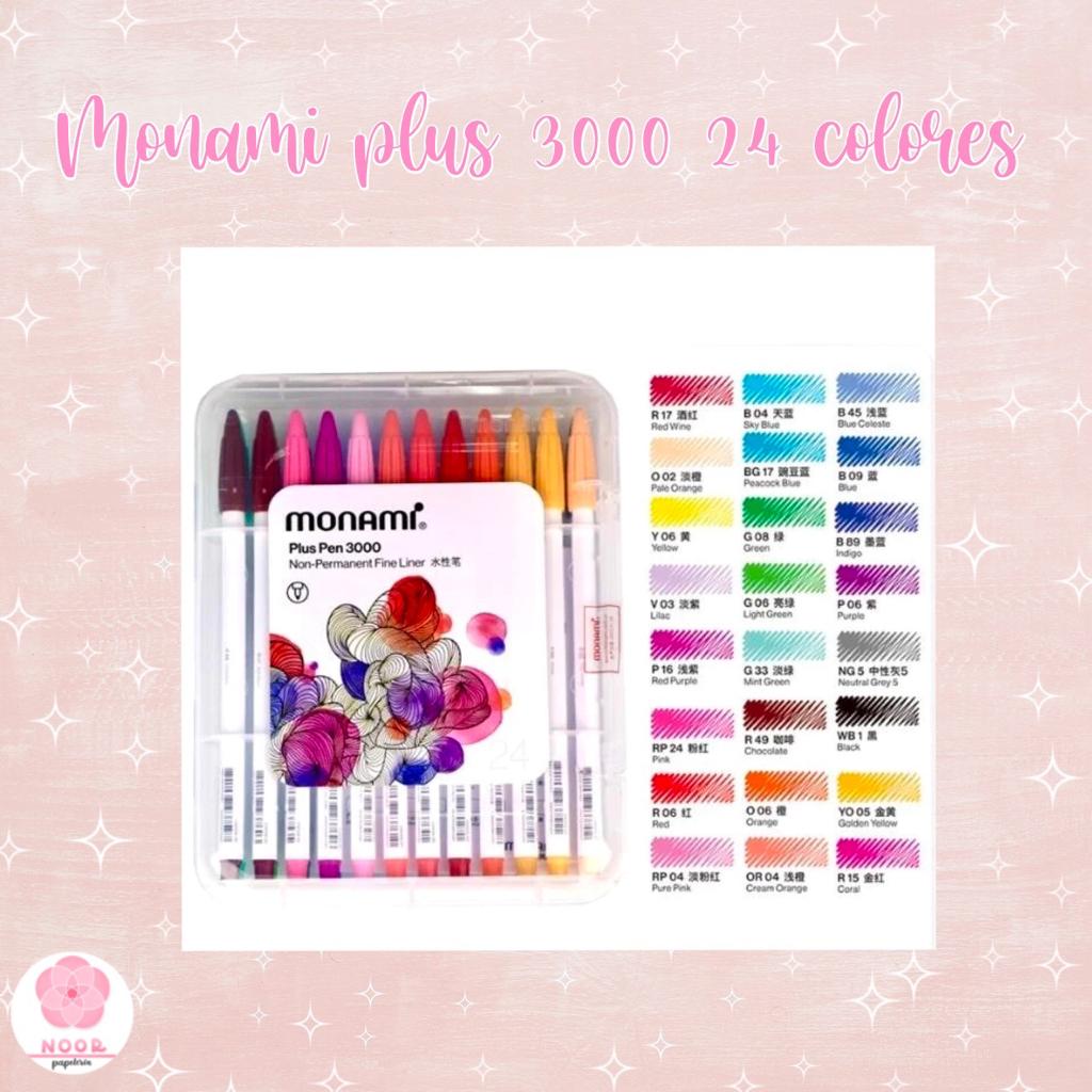 Monami Plus Pen 3000 (24 Colores)