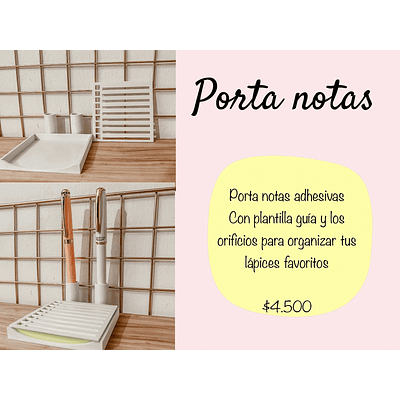 Porta Notas Adhesivas (post its) Mandylu 