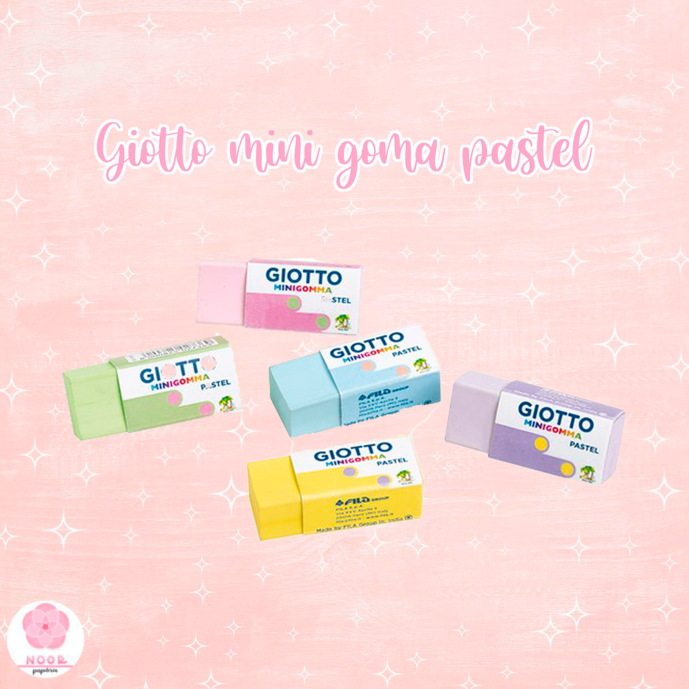 Giotto Mini Goma Pastel