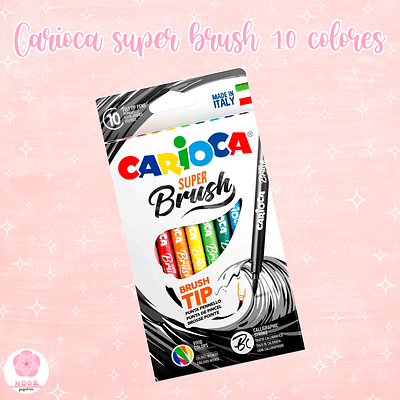 Carioca Super Brush 10 colores