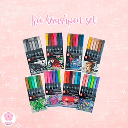 Koi Brushpen Set (6 Colores) 