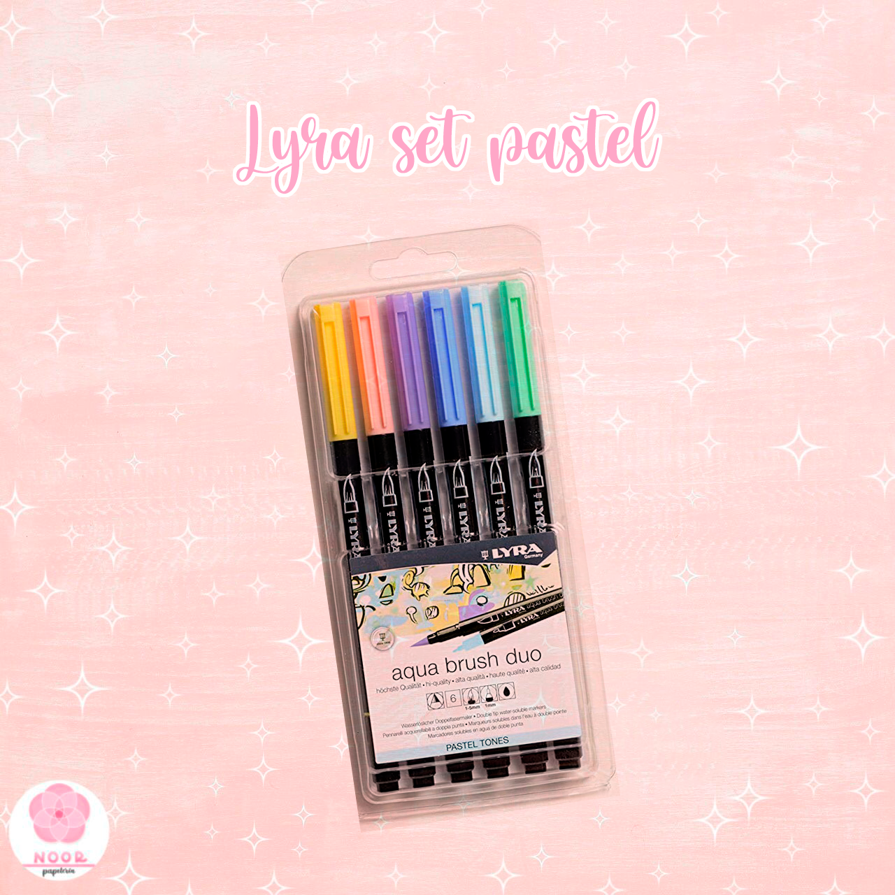 Lyra Aqua Brush (6 Colores Pastel) 