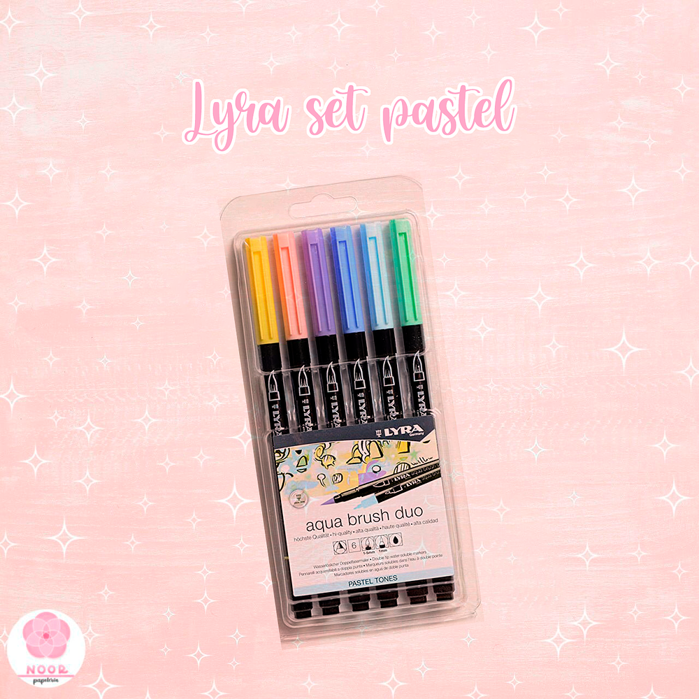 Lyra Aqua Brush (6 Colores Pastel) 
