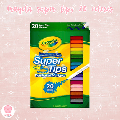 Crayola Super Tips 20 Colores