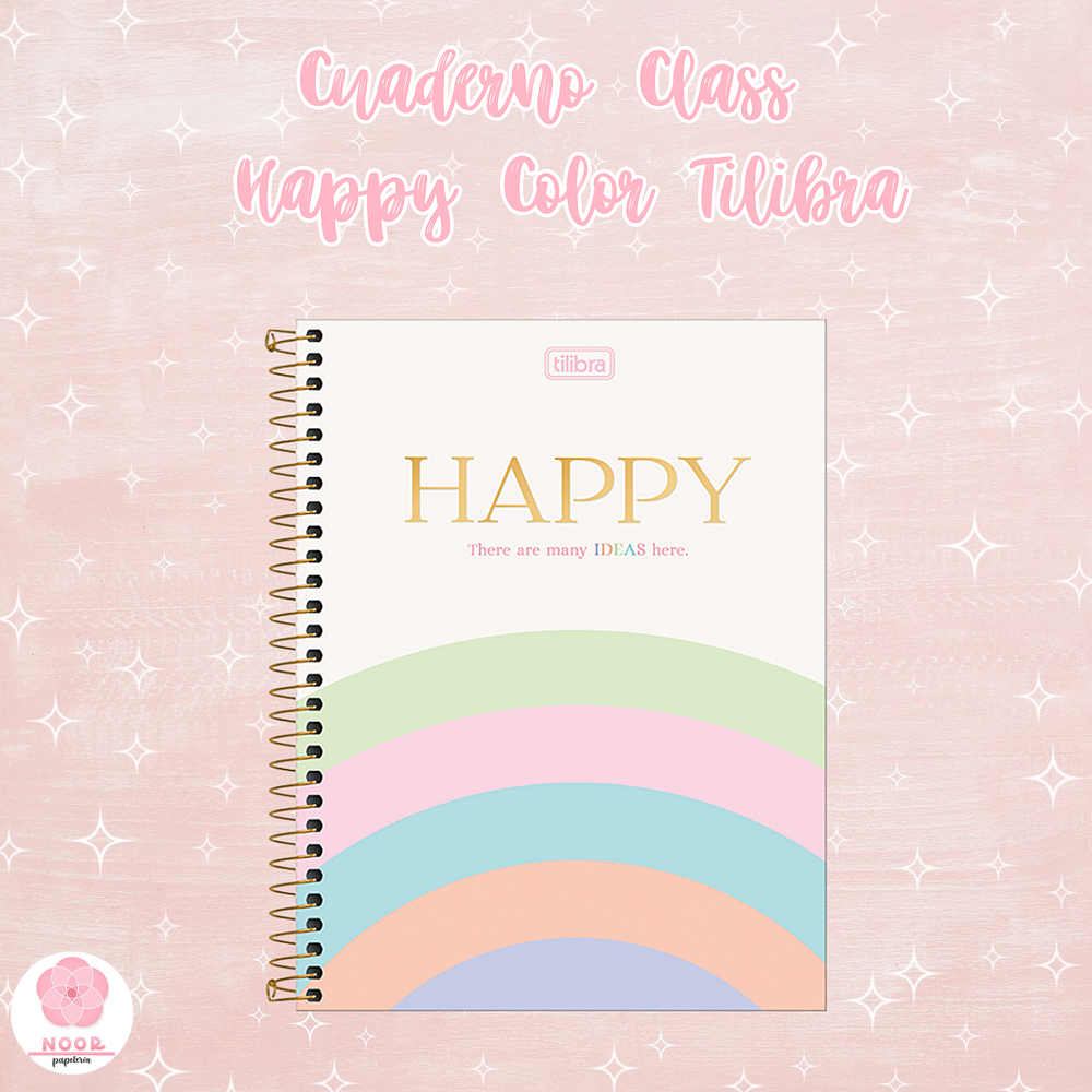 Cuaderno Class  Happy Color Tilibra 160H