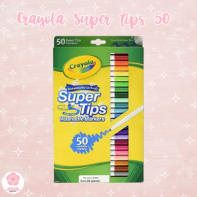 Marcadores SuperTips Crayola Set 50 colores