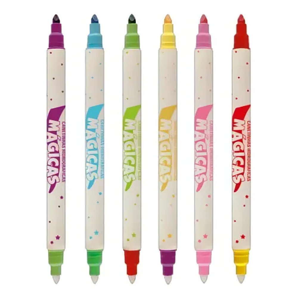 Marcadores Hidrográficos Mágicos Tilibra  6 Colores