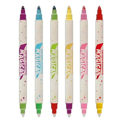 Marcadores Hidrográficos Mágicos Tilibra  6 Colores