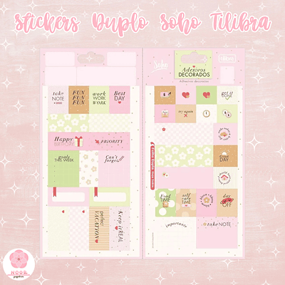 Stickers Decorados Duplo Soho Tilibra