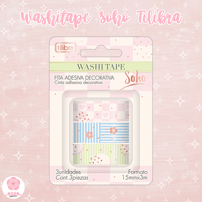 Set Washitape Soho Tilibra