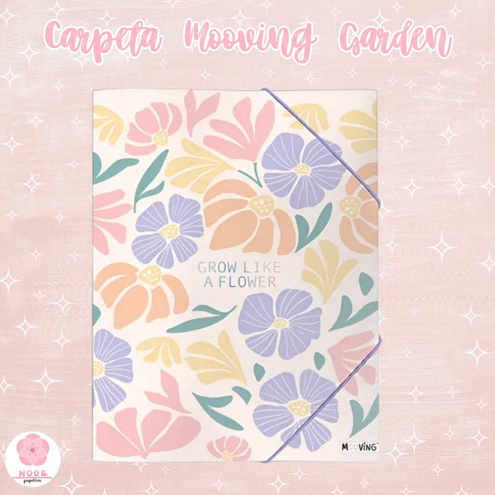 Carpeta 3 Solapas Oficio Mooving Garden 