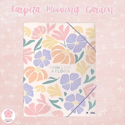 Carpeta 3 Solapas Oficio Mooving Garden 