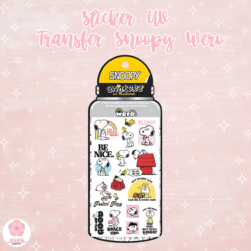 Sticker UV Transfer Snoopy Wero