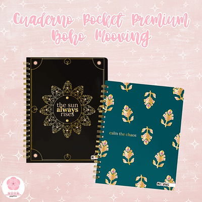Cuaderno Pocket Premium Boho Mooving