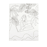 Block Para Colorear Tropical Happiness x Dani Blanq