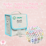 Ohuhu Sweetness 48 marcadores de alcohol tonos pastel + 1 blender. Punta Pincel & Biselada