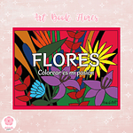 Libro para Colorear Flores