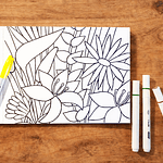 Libro para Colorear Flores