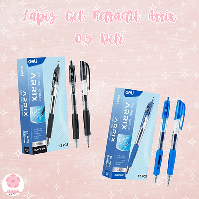 Lápiz Gel Retráctil Arrix 0.5 mm – Deli